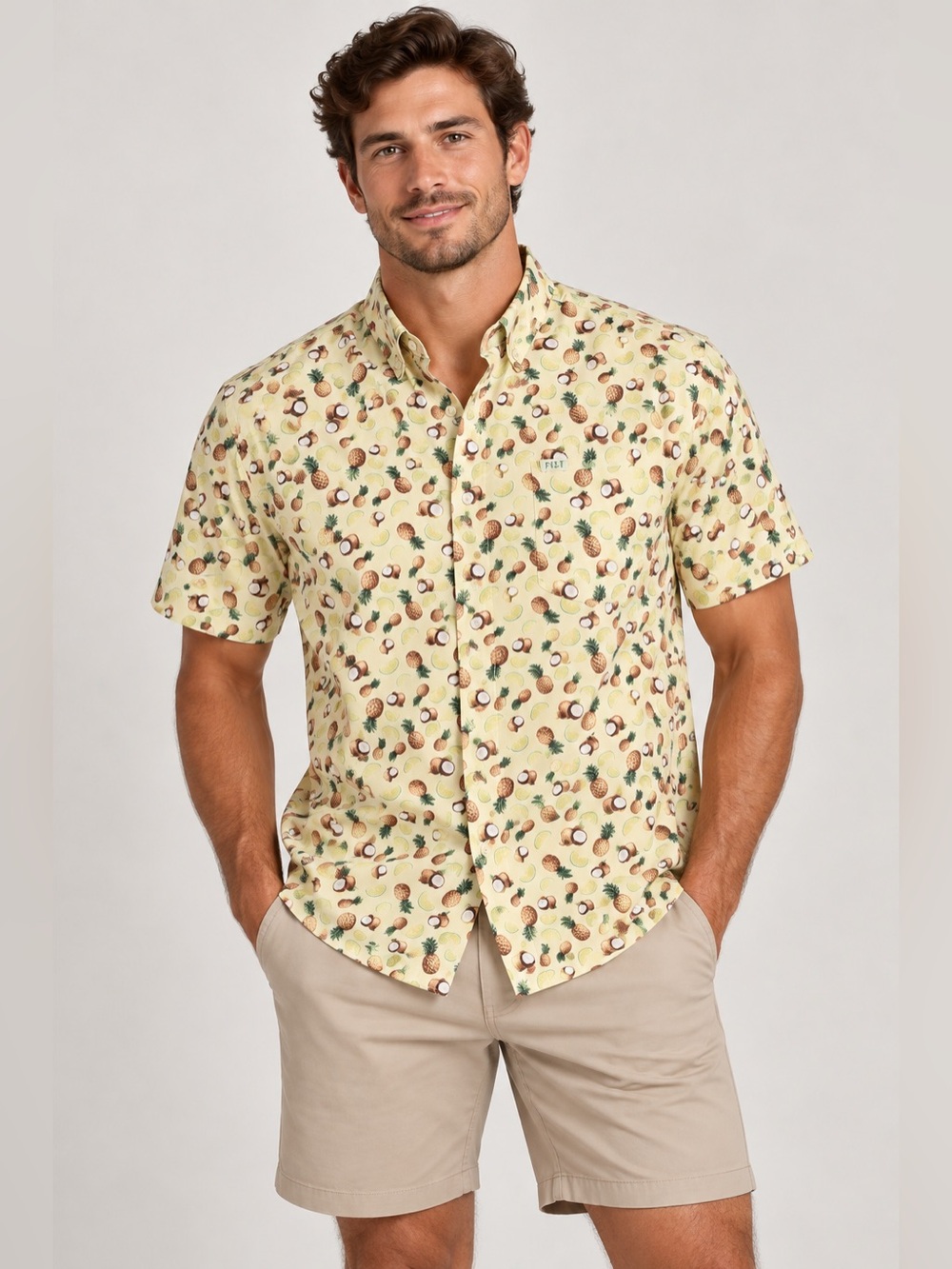 Dixxon Flannel Company Pina Colada FIST short sleeve party shirt